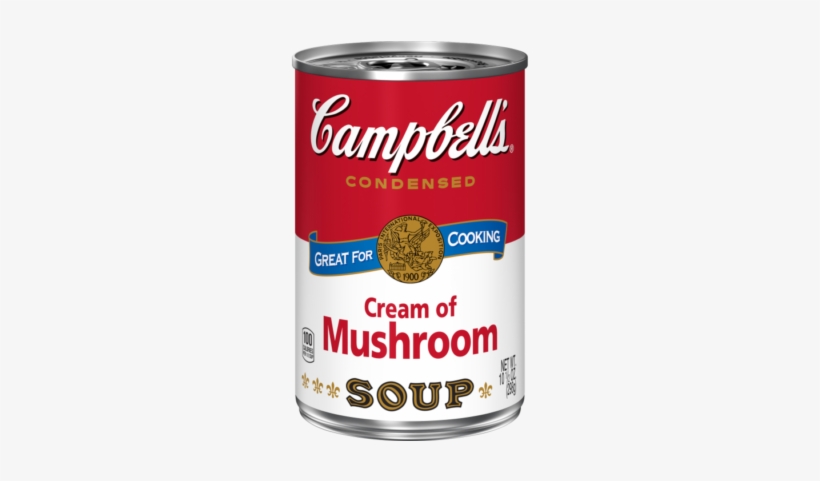 Cream Of Mushroom Soup - Campbells Mushroom Soup, transparent png