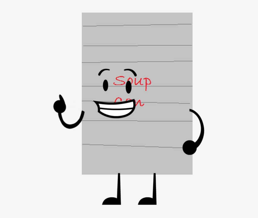 Soup Can Pose - Bfdi Soup Can, transparent png
