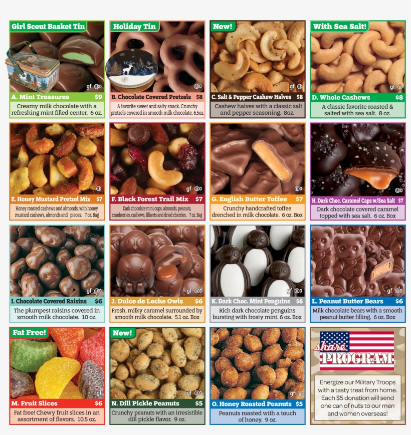 Honey Roasted Peanuts Will Be Donated To The Share - Girl Scout Fall Product 2018, transparent png