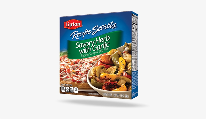 Savory Herb & Garlic Recipe Soup & Dip Mix - Lipton Recipe Secrets Savory Herb And Garlic, transparent png