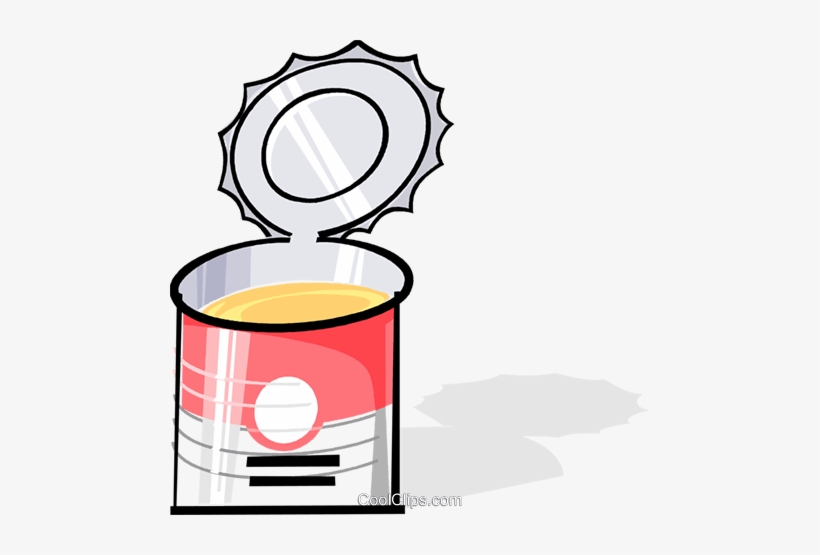 Can Of Soup Royalty Free Vector Clip Art Illustration - Soup Can Clip Art, transparent png