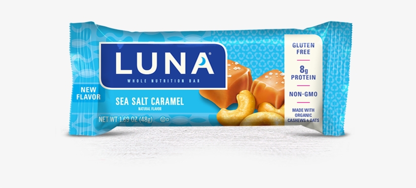 Sea Salt Caramel Flavor Packaging - Chocolate Cupcake Luna Bar, transparent png