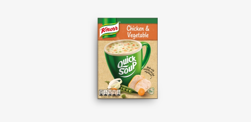 Quick Soup Chicken And Vegetable - Vegetable With Croutons Cup Soup, transparent png