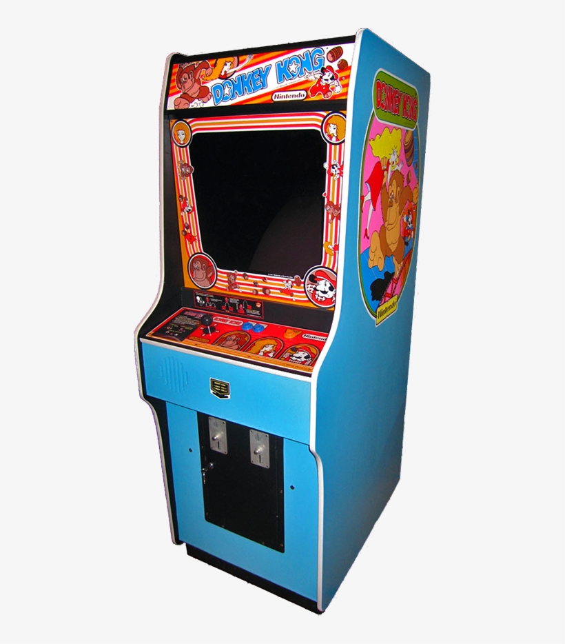 Cabinet For Donkey Kong, An Arcade Video Game By Nintendo - Nintendo Donkey Kong Arcade, transparent png