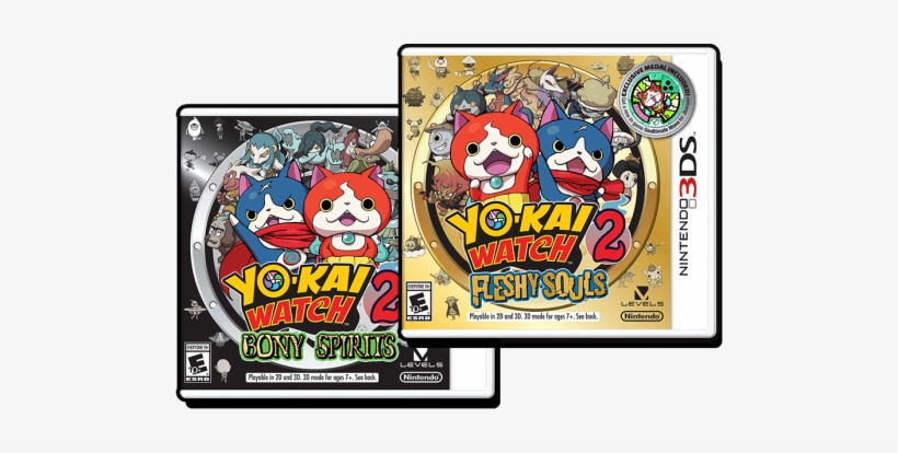 31 Hours Into Fleshy Souls And I'm Not Slowing Down - Yo Kai Watch 2 Nintendo 3ds, transparent png
