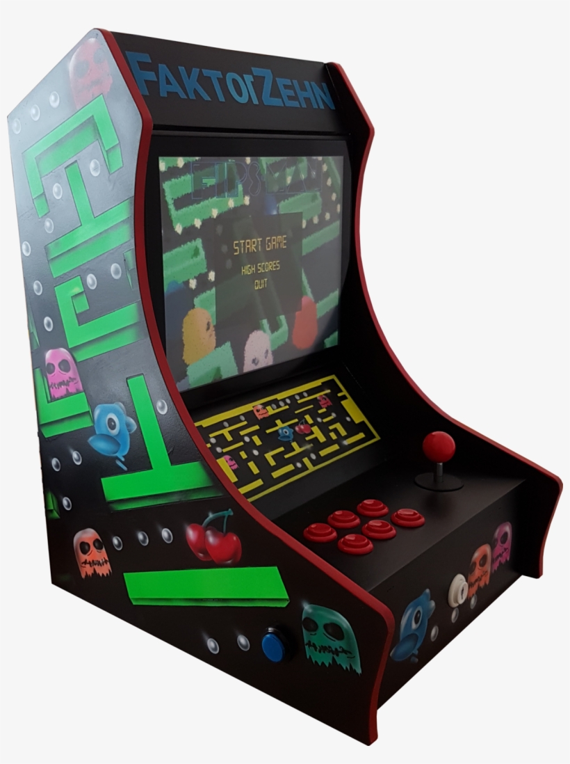 Der Fertige Spielautomat - Video Game Arcade Cabinet, transparent png