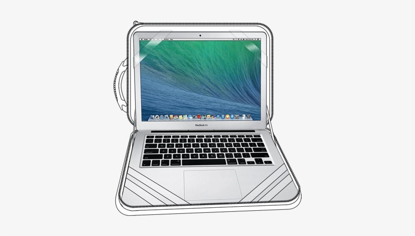 Stay-in Laptop Case - Macbook Air 11, transparent png