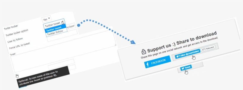 Lock File Download Behind Facebook - Graphic Design, transparent png