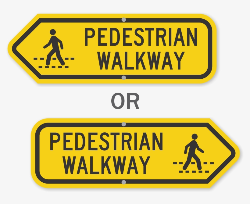 Zoom, Price, Buy - Lyle Tr-037-18da Traffic Sign, 24 X 18in, Bk/yel, Dmd, transparent png