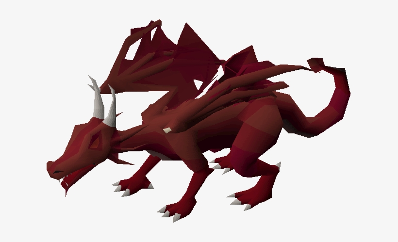 Red Dragon - Brutal Red Dragon Osrs, transparent png