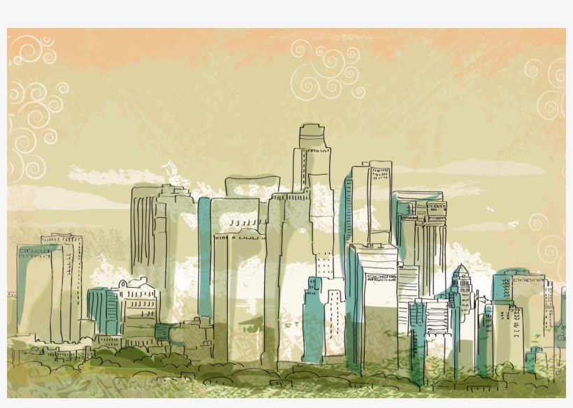 Los Angeles Skyline - Los Angeles, transparent png