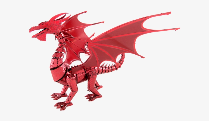 Picture Of Iconx Red Dragon - Metal Earth 3d, transparent png