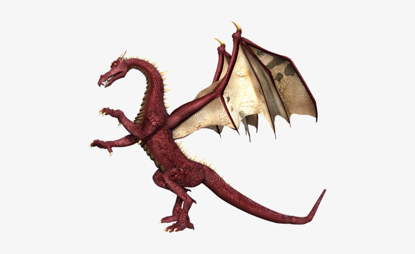 Dragon Silhouette Standing, transparent png