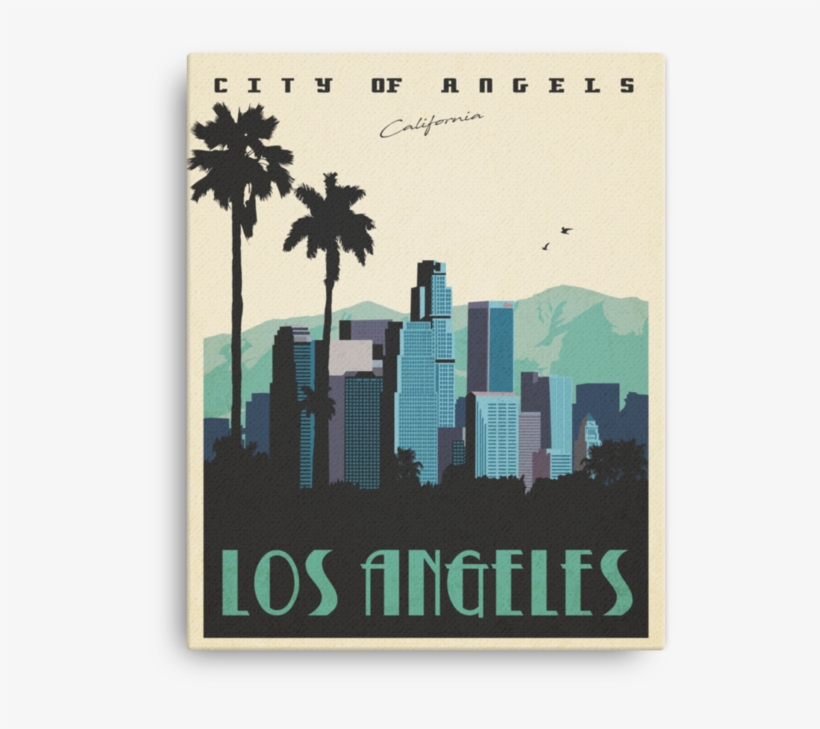 Los Angeles California - Vintage Travel Poster Los Angeles, transparent png