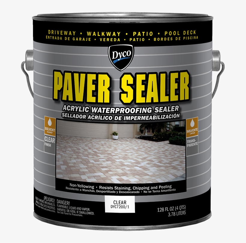 Dyco® Paver Sealer™ - Dyco Paints Paver Sealer 1-gal. Gloss Exterior Solvent, transparent png