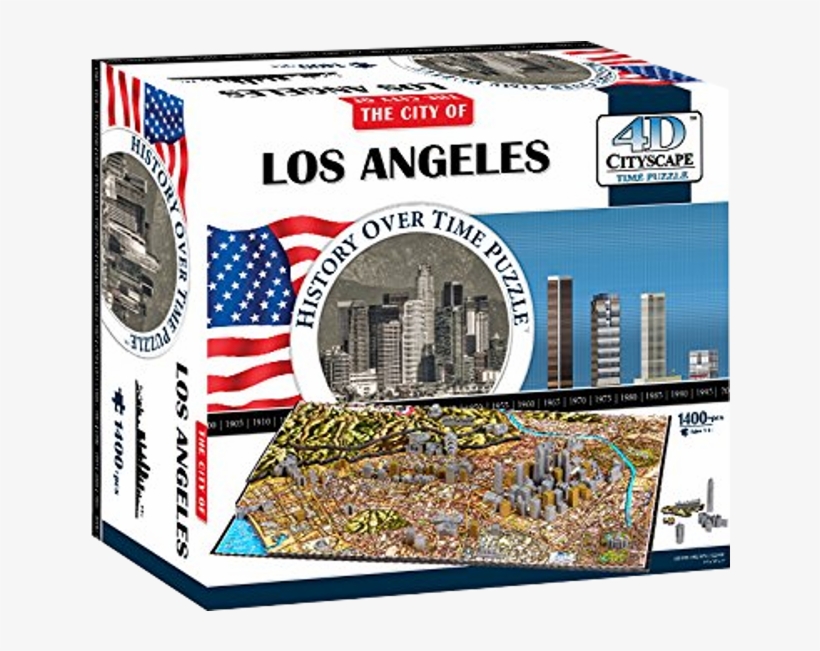 4d City Scape Time Puzzle - 4d Cityscape Puzzle Los Angeles, transparent png