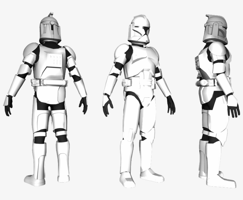 Http - //i538 - Photobucket - Com/albums/ff345/rundown - Clone Trooper Armor Model, transparent png