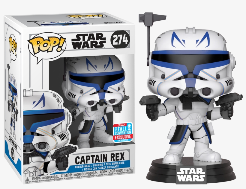 The Clone Wars - Captain Rex Funko Pop, transparent png