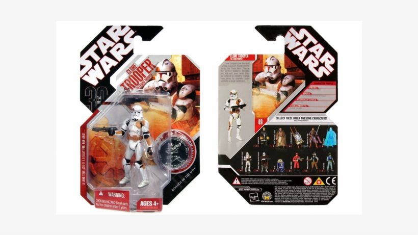 Star Wars 30th Anniversary Figures, transparent png
