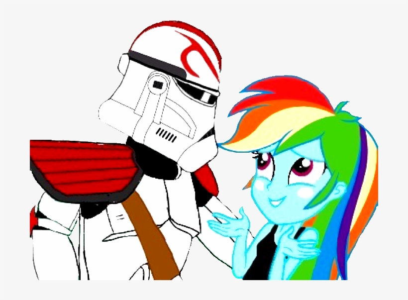 Slayguy, Blushing, Clone Trooper, Clone Wars, Crossover, - Captain Fordo, transparent png