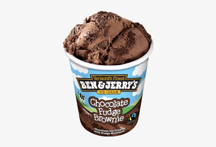 Ben & Jerry's Chocolate Fudge Brownie - Ben And Jerry Fish Food, transparent png
