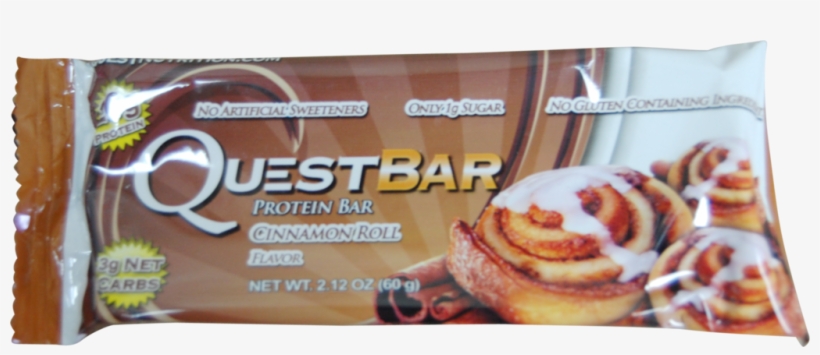 Cinnamon Roll Quest Bars - Quest Nutrition - Questbar Natural Protein Bar Coconut, transparent png