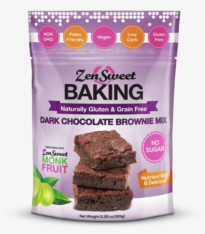 Zensweet Baking Brownies Bag, transparent png