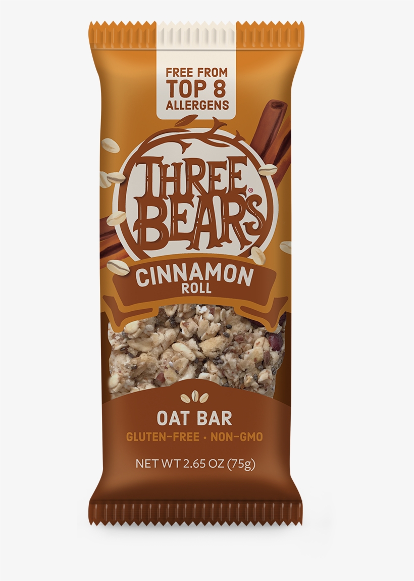 Sweet, Swirly Cinnamon Rolls Now Without The Sugar - Three Bears Cranberry Vanilla Oatmeal Cup, transparent png