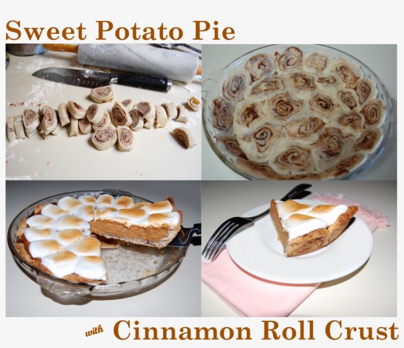 Sweet Potato Pie With Cinnamon Roll Crust - Crust, transparent png