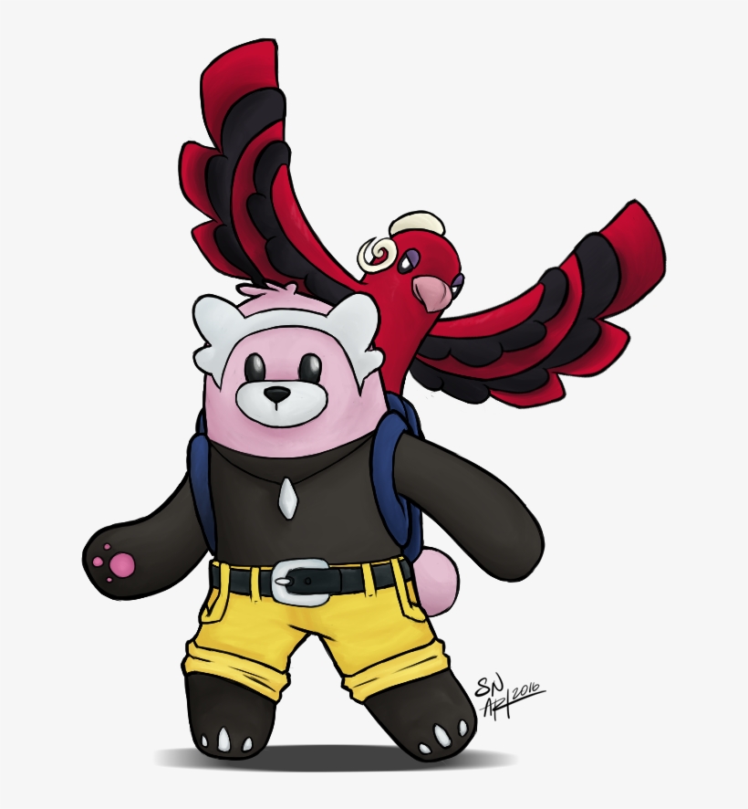 Banjo Kazooie//bewear Oricorio//crossover I'm Slowly - Banjo-kazooie, transparent png