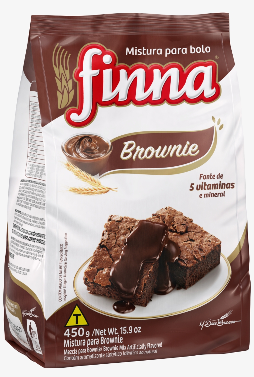Finna Traditional Mix, Brownie 450g - Massa Pronta De Brownie, transparent png