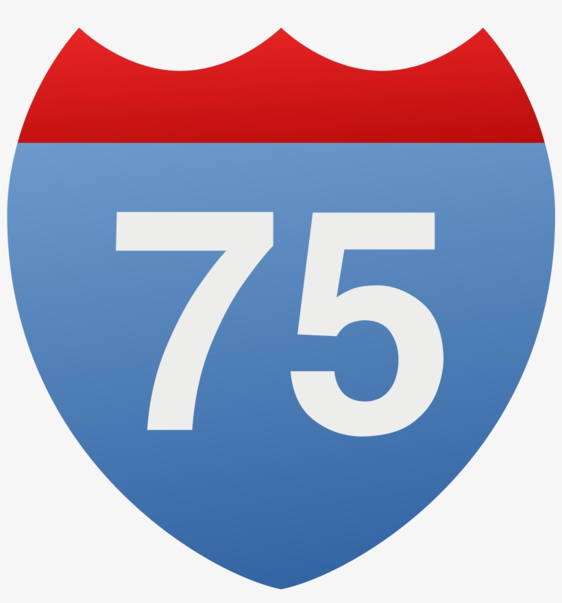 This Free Icons Png Design Of Interstate 75 Icon, transparent png