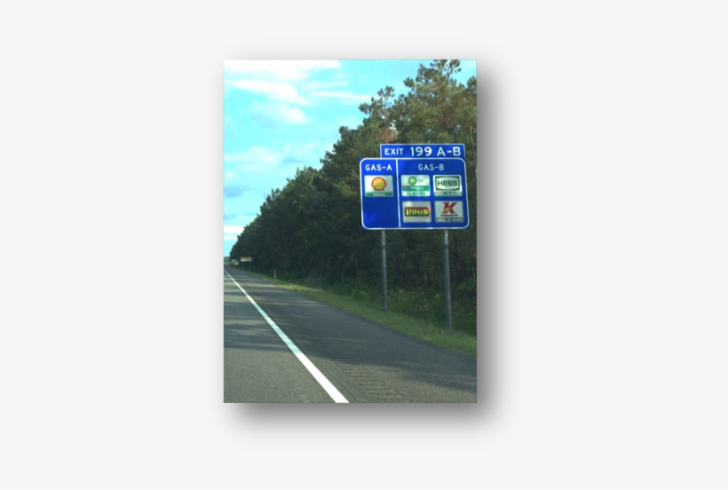 Roadninja Interstate Services Sign - Highway, transparent png