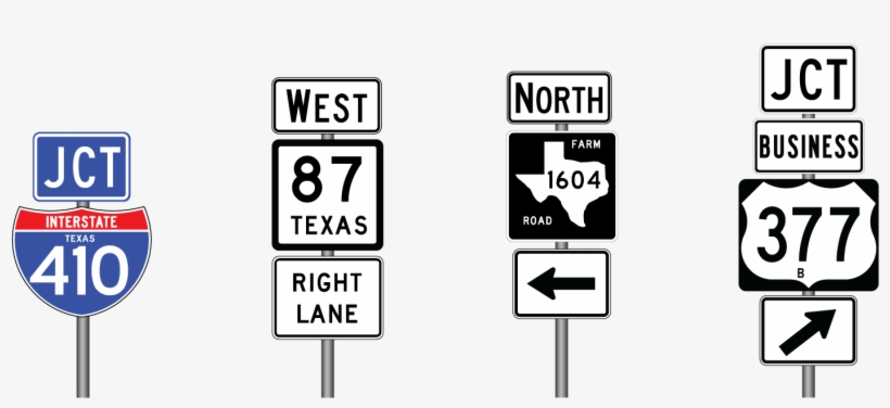 Examples Of A Guide Sign Unit - Traffic Sign, transparent png
