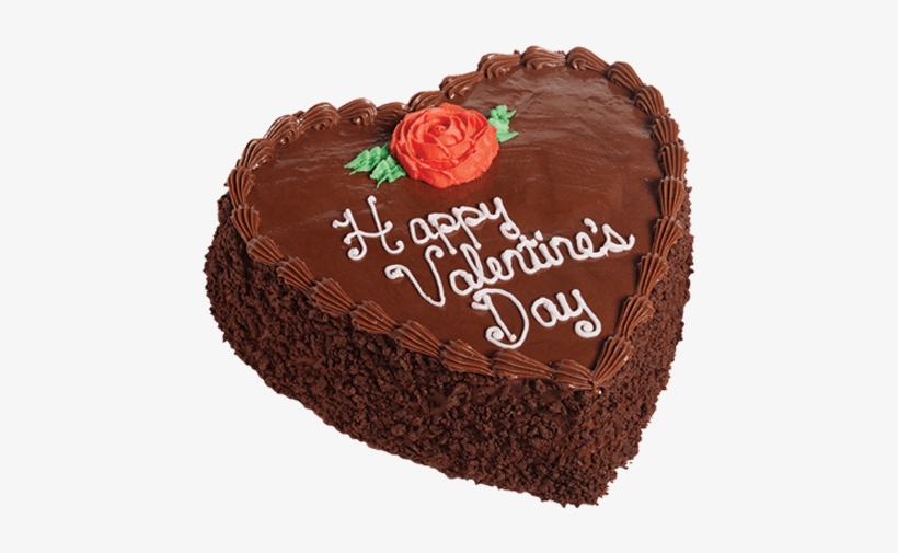 Chocolate Decadence Heart Cake - Cake, transparent png
