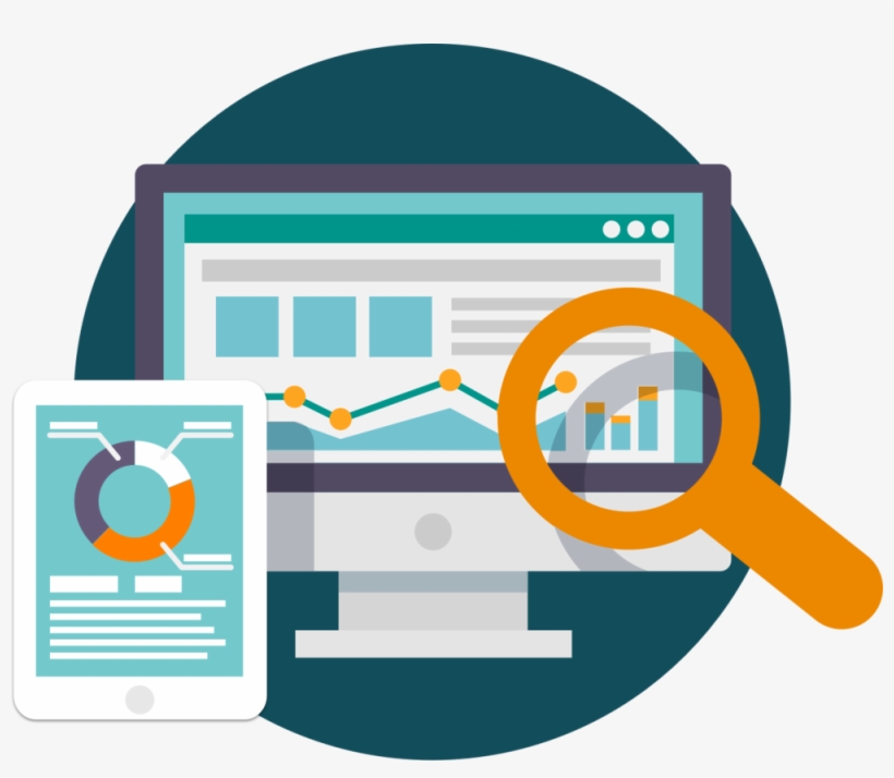 Marketing Research Icon - Off Page Optimization Vector, transparent png