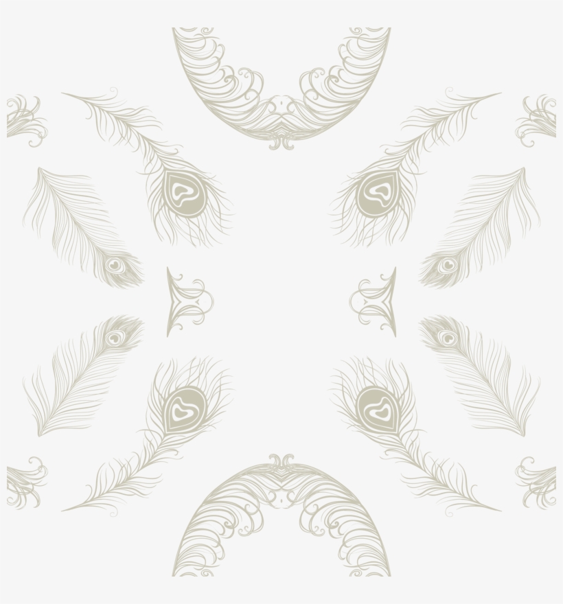 3drose Llc 8 X 8 X 0.25 Inches Mouse Pad, Peacock Feathers, transparent png