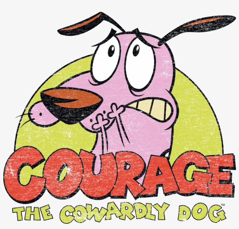 Courage The Cowardly Dog Colorful Courage Youth T Shirt - Courage The Cowardly Dog, transparent png