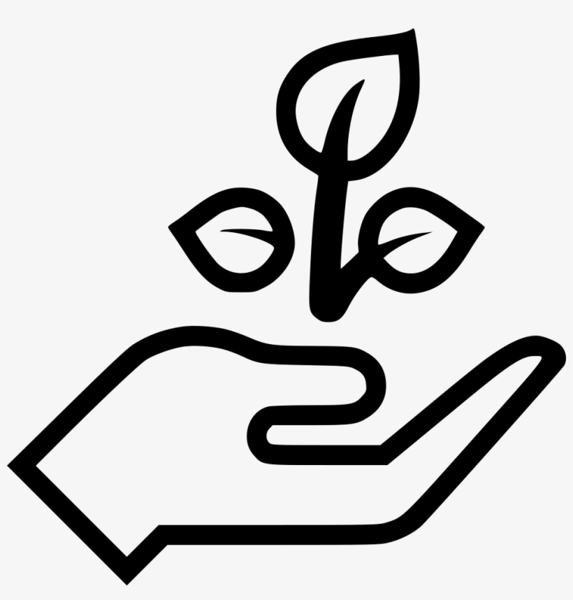 Hand Seedling Plant Grow Comments - Icon, transparent png