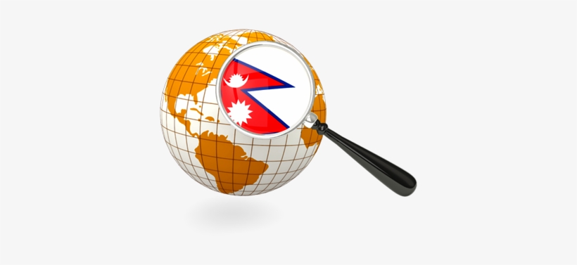 Nepal A Landlocked Himalayan Country In South Asia - Malaysia Globe Png, transparent png