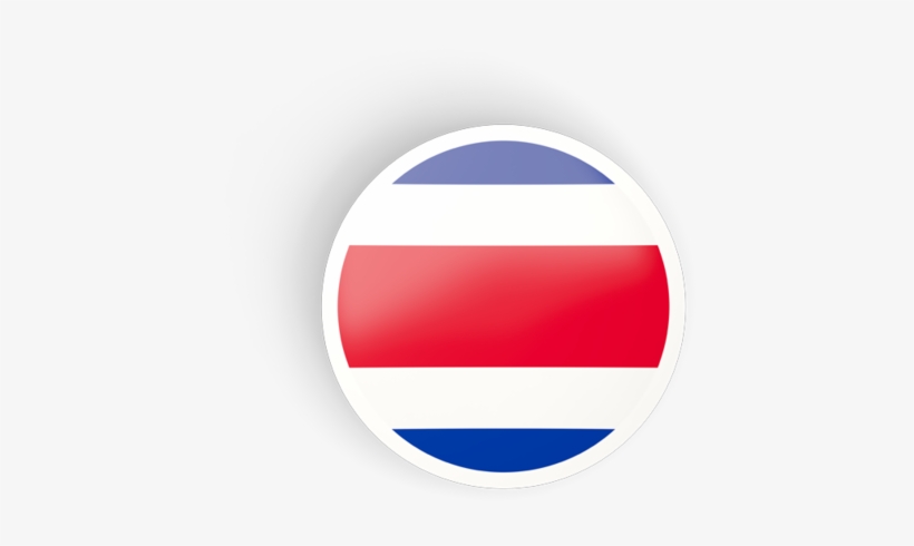 Illustration Of Flag Of Costa Rica - Costa Rica Flag Icon Png, transparent png