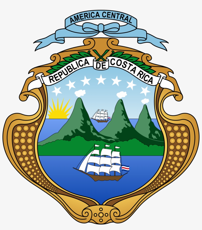Escudo De La Bandera De Costa Rica, transparent png