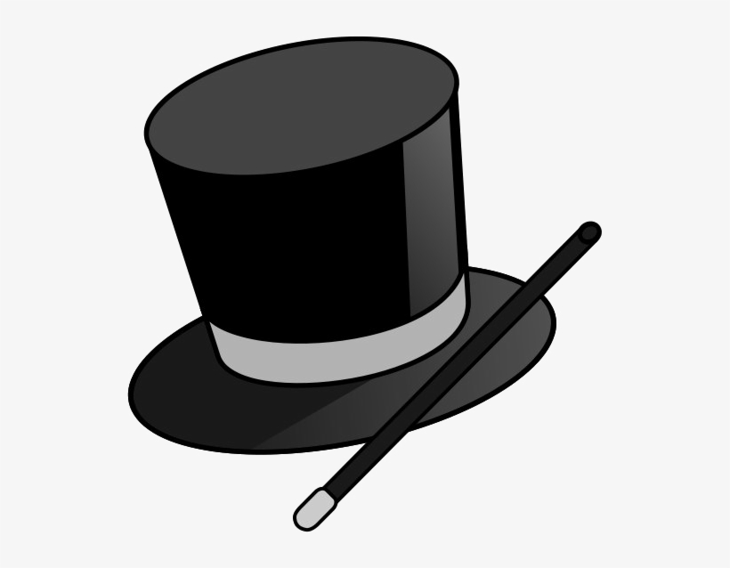 Magic Hat Free Png Image - Magic Hat And Wand Clip Art, transparent png