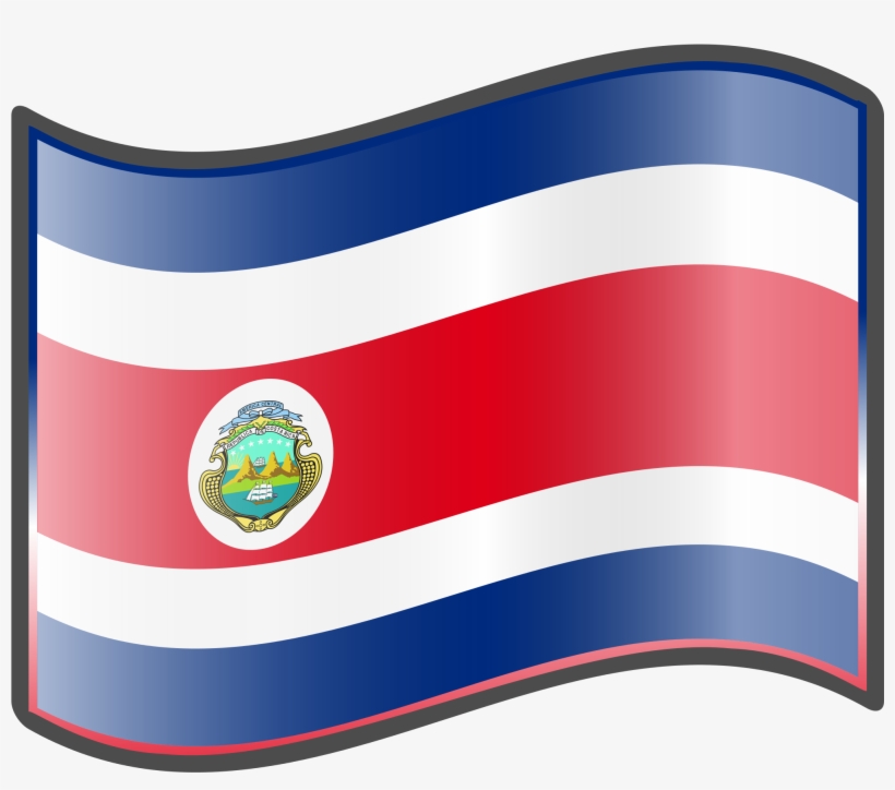 Open - Costa Rica Flag Svg, transparent png