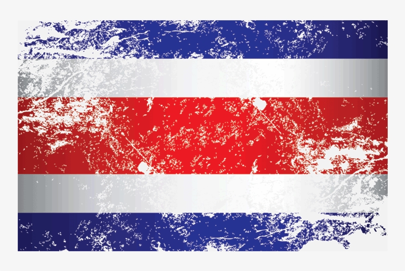 Costa Rica - Flag, transparent png