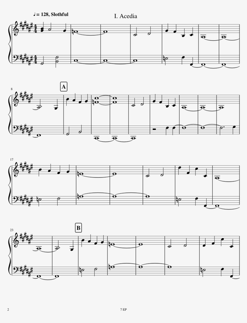 7 Sheet Music Composed By Joel Thomas Zimmerman 2 Of - Gula Deadmau5 Sheet Music, transparent png
