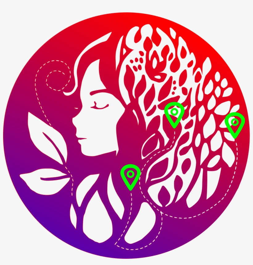 Girlmap - Circle, transparent png