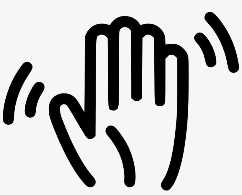 Hand Palm Wave Waving Bye Wavinghand Comments - One Must Dash Grocery Tote Bag, transparent png