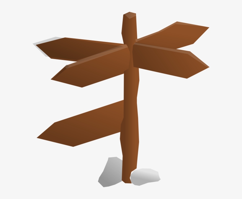 Wood Sign Arrow Png Download - Clipart Sign Post, transparent png