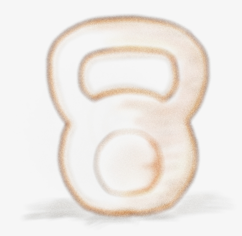 Kettlebell - Number, transparent png
